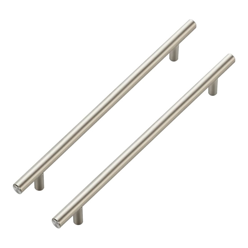 Joy Decor 8 Pack Cabinet Handles Stainless Steel with Brushed Nickel Finish